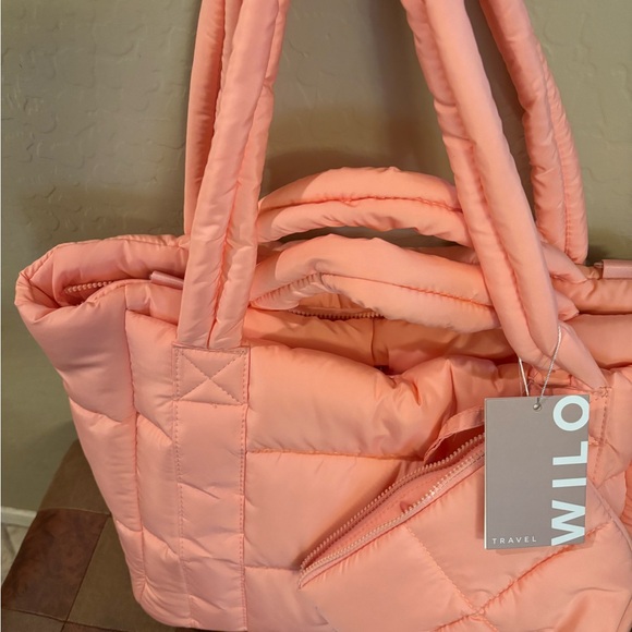 Wilo The Label Coral Double Strap Tote Bag - Picture 3 of 13